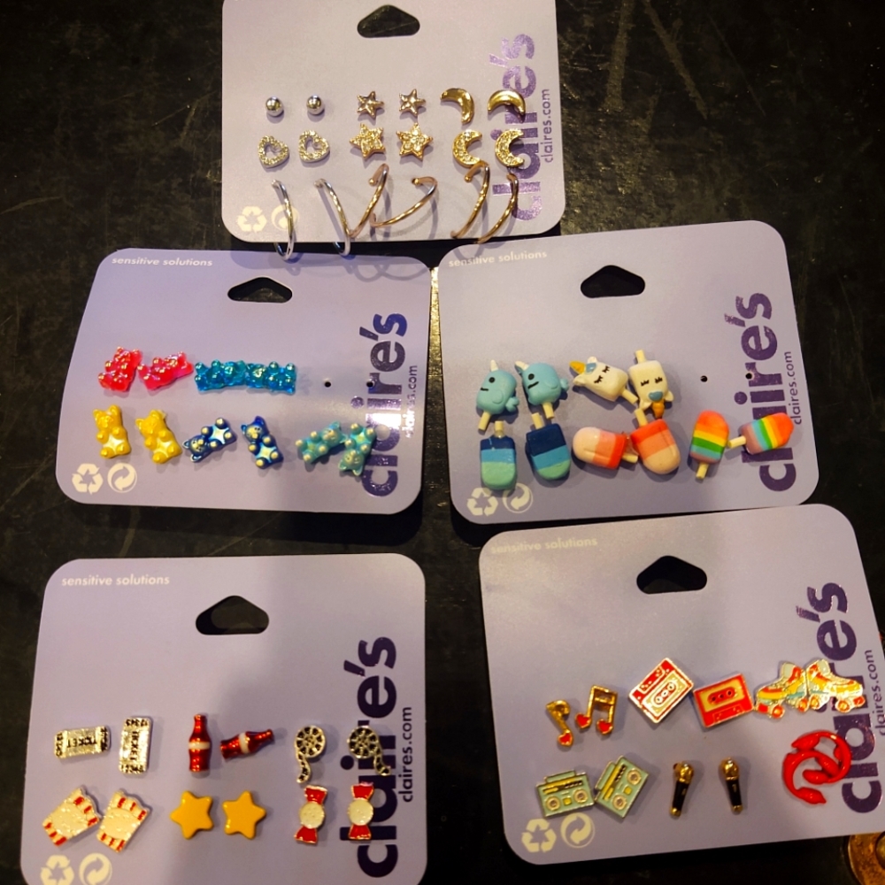 Claire's earrings